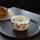 Mangmang's creative and cute cartoon animal ceramic absorbent coasters, personalized hand-painted round insulated coffee coasters Mangmang's creative and cute cartoon animal ceramic absorbent coasters, personalized hand-painted round insulated coffee coasters