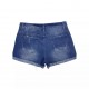 European and American cross-border 2025 summer new ripped denim shorts for women, personalized street print patch jeans, in stock European and American cross-border 2025 summer new ripped denim shorts for women, personalized street print patch jeans, in stock