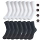 Cross-border pure white socks, ankle socks, mid-calf socks, wholesale summer thin, breathable, deodorant, sweat-wicking mesh Cross-border pure white socks, ankle socks, mid-calf socks, wholesale summer thin, breathable, deodorant, sweat-wicking mesh