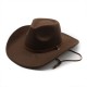 European and American autumn and winter new fashion casual windproof rope-curled wide-brimmed woolen cowboy hats, trendy outdoor warm hats. European and American autumn and winter new fashion casual windproof rope-curled wide-brimmed woolen cowboy hats, trendy outdoor warm hats.