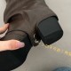 Women's pleated boots, western boots, thick heels, below the knee, belt buckle trouser boots. Women's pleated boots, western boots, thick heels, below the knee, belt buckle trouser boots.