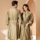 New beautiful striped nightgown for women, spring and autumn cool, thin bathrobe, luxury summer mid-length absorbent bathrobe for men New beautiful striped nightgown for women, spring and autumn cool, thin bathrobe, luxury summer mid-length absorbent bathrobe for men