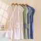 Couple kimono nightgown, pure cotton double-layer gauze, short sleeves, men's and women's bathrobes, loose-fitting, mid-length, drawstring kimono pajamas. Couple kimono nightgown, pure cotton double-layer gauze, short sleeves, men's and women's bathrobes, loose-fitting, mid-length, drawstring kimono pajamas.