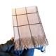 Autumn and winter retro student casual Korean-style square plaid neck scarf for women, warm, soft, thickened lines, and checkered tassels. Scarves