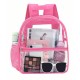 Transparent PVC backpack, outdoor portable backpack, large capacity, simple student backpack, factory direct Transparent PVC backpack, outdoor portable backpack, large capacity, simple student backpack, factory direct