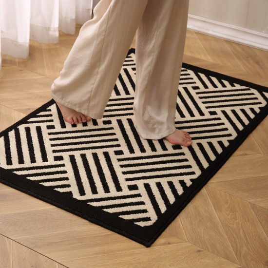 New Chinese-style high-end entrance doormat, living room porch bedside rug, stain-resistant home doormat. New Chinese-style high-end entrance doormat, living room porch bedside rug, stain-resistant home doormat.