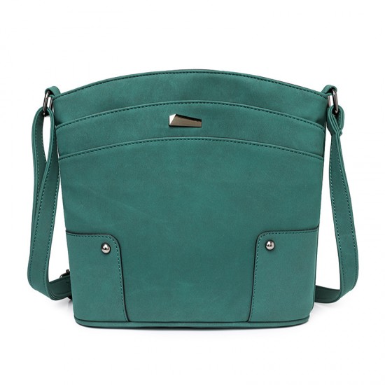 2025 new cross-border multi-layer bucket bag, retro shoulder bag, light luxury, fashionable, versatile, cross-body bag