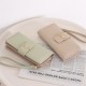 Lianbu new women's long wallet, Japanese and Korean style, fresh and simple, solid color, multi-card slots, student wallet. Lianbu new women's long wallet, Japanese and Korean style, fresh and simple, solid color, multi-card slots, student wallet.