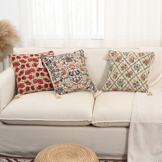 European cotton and linen jacquard sofa cushion, living room lumbar pillow, American headboard cushion cover, large core pillow European cotton and linen jacquard sofa cushion, living room lumbar pillow, American headboard cushion cover, large core pillow