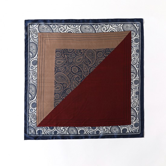 Simulated silk scarf, spring 2025 new cashew diagonal print, 70cm square scarf, fashionable floral scarf wholesale Simulated silk scarf, spring 2025 new cashew diagonal print, 70cm square scarf, fashionable floral scarf wholesale