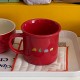 Mangmang's homemade spring cartoon outing puppy mug, ceramic water cup, cute green coffee cup gift with a swoosh. Mangmang's homemade spring cartoon outing puppy mug, ceramic water cup, cute green coffee cup gift with a swoosh.