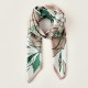 2025 Spring new imitation silk scarf for women, floral print decorative scarf, Korean style large square scarf, bag, silk scarf wholesale 2025 Spring new imitation silk scarf for women, floral print decorative scarf, Korean style large square scarf, bag, silk scarf wholesale