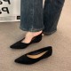 French-style niche brown shoes for women, 2025 spring and autumn wedge heels, elegant pointed toe commuter shoes for evening wear French-style niche brown shoes for women, 2025 spring and autumn wedge heels, elegant pointed toe commuter shoes for evening wear