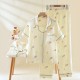 Women's summer pajamas, plus-size, pure cotton, double-layered gauze short-sleeved trousers, refreshing, soft, loose loungewear two-piece set Women's summer pajamas, plus-size, pure cotton, double-layered gauze short-sleeved trousers, refreshing, soft, loose loungewear two-piece set