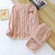 Couple flannel pajamas, simple, long-sleeved, plush, warm, two-piece loungewear set for men and women for autumn and winter Couple flannel pajamas, simple, long-sleeved, plush, warm, two-piece loungewear set for men and women for autumn and winter