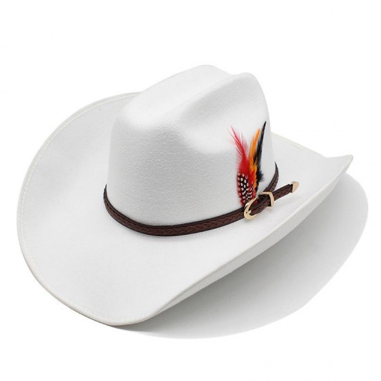 Tibetan woolen hat, thickened felt hat, Tibetan wide-brimmed black leather belt hat, spring and autumn western cowboy hat for men and women Tibetan woolen hat, thickened felt hat, Tibetan wide-brimmed black leather belt hat, spring and autumn western cowboy hat for men and women