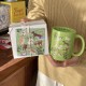 Homemade cute kitten flip-top ceramic mug, niche and fun coffee cup and water cup gift, 270ml. Homemade cute kitten flip-top ceramic mug, niche and fun coffee cup and water cup gift, 270ml.