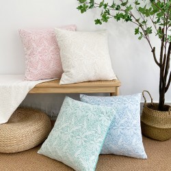 Cross-border Nordic INDS Dutch velvet printed pillow covers with vintage ruffled hem for living room sofa decorations.