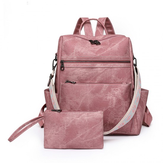 2025 Spring cross-border women's backpack, lightweight women's retro backpack, large-capacity, casual travel dual-use shoulder bag. 2025 Spring cross-border women's backpack, lightweight women's retro backpack, large-capacity, casual travel dual-use shoulder bag.