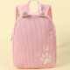 Cross-border hot-selling kindergarten school backpack, children's multi-color corduroy, new solid color, cute baby bag