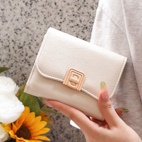 New cross-border women's wallet, short foldable, multifunctional, fashionable storage bag, card holder, mini student coin purse New cross-border women's wallet, short foldable, multifunctional, fashionable storage bag, card holder, mini student coin purse