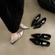 New Chinese-style, skirt-matching, closed-toed, half-slipper, fairy shoes for outdoor wear, 2024 summer low-heeled Mary Jane sandals. New Chinese-style, skirt-matching, closed-toed, half-slipper, fairy shoes for outdoor wear, 2024 summer low-heeled Mary Jane sandals.