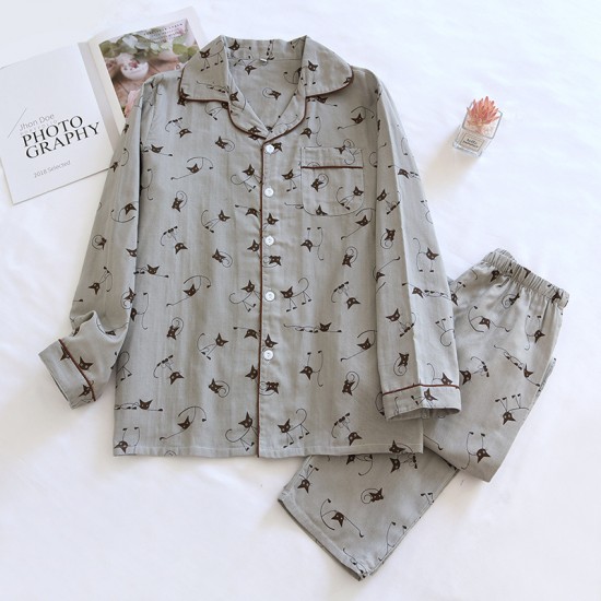 Candy solid color women's pajamas, spring, summer, and autumn, pure cotton double-layer washed cotton gauze, thin home pants, loose casual trousers Candy solid color women's pajamas, spring, summer, and autumn, pure cotton double-layer washed cotton gauze, thin home pants, loose casual trousers