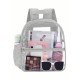 Transparent PVC backpack, outdoor portable backpack, large capacity, simple student backpack, factory direct Transparent PVC backpack, outdoor portable backpack, large capacity, simple student backpack, factory direct