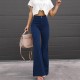 Factory Direct Cross-Border European and American 2025 Spring and Autumn Women's Solid Color Mid-Rise Slim Flared Corduroy Casual Pants Factory Direct Cross-Border European and American 2025 Spring and Autumn Women's Solid Color Mid-Rise Slim Flared Corduroy Casual Pants