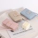 2025 solid color new wallet Women's medium-sized bag with a bow-knot, stylish, large capacity, small, fresh, and simple coin purse. 2025 solid color new wallet Women's medium-sized bag with a bow-knot, stylish, large capacity, small, fresh, and simple coin purse.