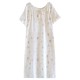 New spring and summer women's pajamas, pure cotton yarn-dyed jacquard long-sleeved trousers, thin, loose two-piece loungewear set.