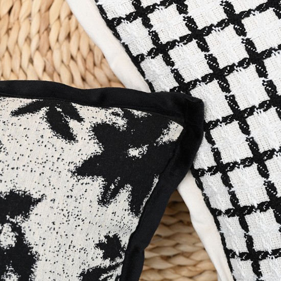 Tufted pillows, ethnic style pillowcases, home decor, living room sofa and bed cushions, removable and washable cotton and linen lumbar support pillows Tufted pillows, ethnic style pillowcases, home decor, living room sofa and bed cushions, removable and washable cotton and linen lumbar support pillows