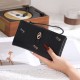 New cross-border women's wallet, long, fashionable, leaf embroidered, multifunctional, large-capacity clutch, PU wallet, wholesale. New cross-border women's wallet, long, fashionable, leaf embroidered, multifunctional, large-capacity clutch, PU wallet, wholesale.
