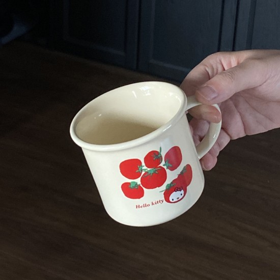 Korean Instagram-style natural green apple lemon glass water cup, refreshing heat-resistant juice cup, simple and artistic milk cup Korean Instagram-style natural green apple lemon glass water cup, refreshing heat-resistant juice cup, simple and artistic milk cup