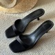 Women's nude high heels, soft leather stilettos, pointed toes, soft soles, French-style shoes with a gentle skirt-matching effect. Women's nude high heels, soft leather stilettos, pointed toes, soft soles, French-style shoes with a gentle skirt-matching effect.