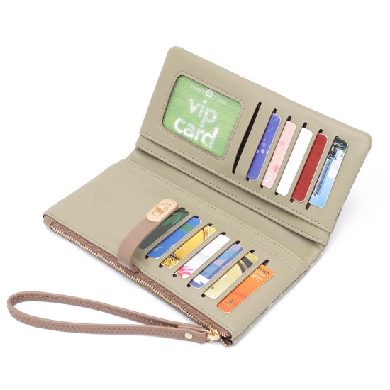 Lianbu new style Women's long wallet, large capacity, multifunctional phone bag, stylish printed clutch, wallet, purse Lianbu new style Women's long wallet, large capacity, multifunctional phone bag, stylish printed clutch, wallet, purse