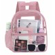 Transparent PVC backpack, outdoor portable backpack, large capacity, simple student backpack, factory direct Transparent PVC backpack, outdoor portable backpack, large capacity, simple student backpack, factory direct