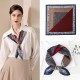 Simulated silk scarf, spring 2025 new cashew diagonal print, 70cm square scarf, fashionable floral scarf wholesale Simulated silk scarf, spring 2025 new cashew diagonal print, 70cm square scarf, fashionable floral scarf wholesale