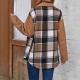 Foreign Trade European and American Fashion Lapel Plaid Long Sleeve Jacket: 2025 Autumn and Winter Women's Single-Breasted Versatile Casual Jacket