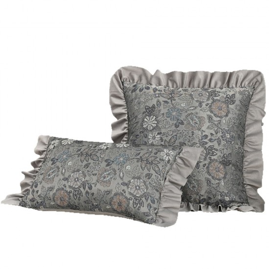 Cross-border Nordic ins ribbon flower ruffled skirt pillowcases, French-style lumbar pillows for sofas and bedrooms. Cross-border Nordic ins ribbon flower ruffled skirt pillowcases, French-style lumbar pillows for sofas and bedrooms.