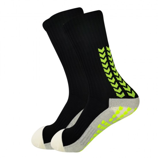 Wholesale adhesive-coated adult non-slip sports socks, thickened towel-soled soccer socks, cross-border sports socks. Wholesale adhesive-coated adult non-slip sports socks, thickened towel-soled soccer socks, cross-border sports socks.