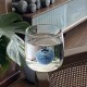 Korean INS natural style blueberry fruit glass, high-borosilicate heat-resistant milk cup. Simple, artistic breakfast cup Korean INS natural style blueberry fruit glass, high-borosilicate heat-resistant milk cup. Simple, artistic breakfast cup