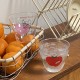 Instagram Cartoon Abstract Fish Glass, Cute Blue Fish, High-Resistant Juice and Milk Cup for Couples Instagram Cartoon Abstract Fish Glass, Cute Blue Fish, High-Resistant Juice and Milk Cup for Couples