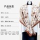 Artistic, fashionable, creative cotton and linen long scarves, spring and autumn women's stylish, retro floral print outerwear shawls.