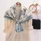 2025 spring and summer new silk scarves, wholesale, plant-patterned, 90s silk square scarves, French vintage scarves. Large Square Scarf for Women 2025 spring and summer new silk scarves, wholesale, plant-patterned, 90s silk square scarves, French vintage scarves. Large Square Scarf for Women