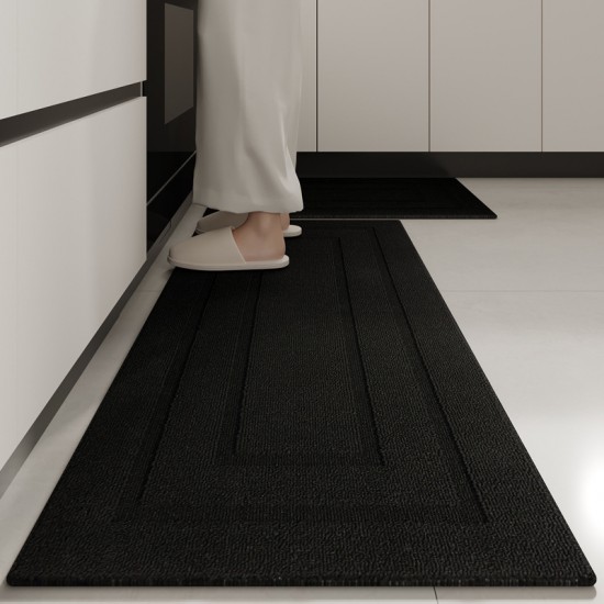 Kitchen floor mats, premium waterproof, stain-resistant, and oil-resistant woven floor mats, absorbent and non-slip mats, wipeable and disposable rugs Kitchen floor mats, premium waterproof, stain-resistant, and oil-resistant woven floor mats, absorbent and non-slip mats, wipeable and disposable rugs