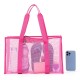 Amazon mesh single-shoulder tote bag, men's and women's beach bag, toiletry and swimwear storage bag Amazon mesh single-shoulder tote bag, men's and women's beach bag, toiletry and swimwear storage bag