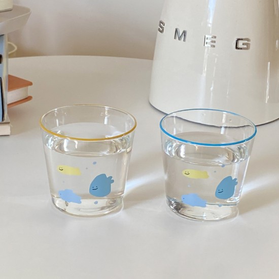 Homemade frosted black puppy mug, black and white coffee cup, niche water cup, couple's cup 320ml Homemade frosted black puppy mug, black and white coffee cup, niche water cup, couple's cup 320ml