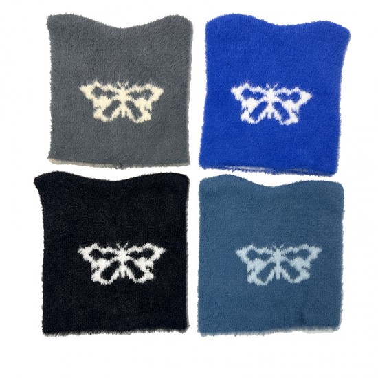 European and American Autumn/Winter Warm Jacquard Butterfly Knitted Hat, Outdoor Street Fashion Y2K Star Plush Cap European and American Autumn/Winter Warm Jacquard Butterfly Knitted Hat, Outdoor Street Fashion Y2K Star Plush Cap