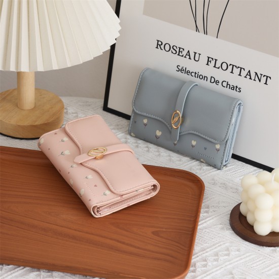 New cross-border women's wallet, fresh, simple, multifunctional, multi-card slot, foldable clutch, coin purse. New cross-border women's wallet, fresh, simple, multifunctional, multi-card slot, foldable clutch, coin purse.